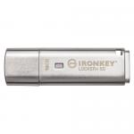 Stick Memorie Kingston IronKey Locker+50 16GB, USB 3.2 Gen 1, Silver