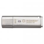 Stick Memorie Kingston IronKey Locker+50 32GB, USB 3.2 Gen 1, Silver