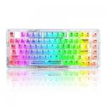 Tastatura Redragon Elf Pro, RGB LED, USB/USB Wireless/Bluetooth, Transparent