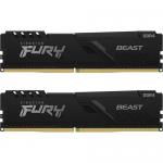 Kit Memorie Kingston FURY Beast 32GB, DDR4-2666Mhz, CL16, Dual Channel