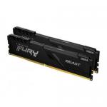 Kit memorie Kingston FURY Beast Black 16GB, DDR4-2666MHz, CL16, Dual Channel