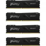 Kit memorie Kingston FURY Beast 128GB, DDR4-3600MHz, CL18, Quad Channel