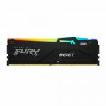 Memorie Kingston Fury Beast RGB, 32GB, DDR5-4800MHz, CL38