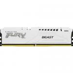 Memorie Kingston Fury Beast White AMD EXPO/Intel XMP 3.0, 16GB, DDR5-5200MHz, CL36