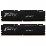 Kit Memorie Kingston Fury Beast 16GB, DDR5-5200Mhz, CL40, Dual Channel