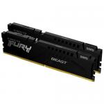Kit Memorie Kingston Fury Beast Intel XMP 3.0/AMD EXPO, 32GB, DDR5-6000MHz, CL30, Dual Channel
