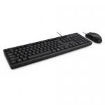 Kit Inter-Tech KB-118EN - Tastatura, USB, Black + Mouse Optic, USB, Black