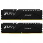 Kit Memorie Kingston Fury Beast 16GB, DDR5-6000Mhz, CL40, Dual Channel