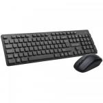 Kit Tastatura Delux KA150U, USB, Black + Mouse optic, USB, Black