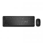 Kit Wireless Delux KA190G - Tastatura, USB, Black + Mouse Optic, USB Wireless, Black