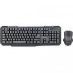 Kit Wireless Gembird KBS-WM-02 - Tastatura, USB, Black + Mouse Optic, USB, Black