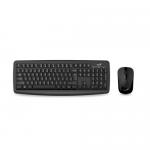 Kit Wireless Genius Smart KM-8100 - Tastatura, USB, Black + Mouse Optic, USB, Black