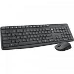 Kit Wireless Logitech MK235 - Tastatura, USB, Black  + Mouse Optic, USB, Black-Grey