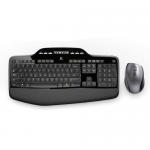 Kit Wireless Logitech MK710 - Tastatura, USB, Layout US, Black + Mouse Optic, USB, Black