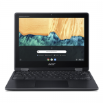 Laptop 2-in-1 Acer Chromebook Spin 512 R851TN-C9GG, Intel Celeron Dual Core N4120, 12inch Touch, RAM 4GB, eMMC 64GB, Intel UHD Graphics 600, Chrome OS, Shale Black