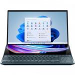 Laptop ASUS ZenBook Pro Duo 15 OLED UX582ZW-H2008X, Intel Core i9-12900H, 15.6inch Touch, RAM 32GB, SSD 1TB, nVidia GeForce RTX 3070 Ti 8GB, Windows 11 Pro, Celestial Blue