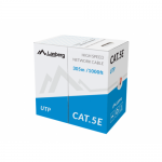 Cablu de retea Lanberg LCU5-10CC-0305-R, Cat5e, UTP, 305m, Red