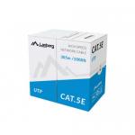 Cablu de retea Lanberg LCU5-10CC-0305-S, Cat5e, U/UTP, 305m, Grey