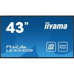 Monitor LED IIyama Prolite LE4340S-B3, 43inch, 1920x1080, 8ms, Black
