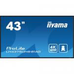 Display Interactiv Iiyama Seria ProLite LH4375UHS-B1AG, 43inch, 3840x2160pixeli, Black
