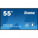 Business TV Iiyama Seria ProLite LH5554UHS-B1AG, 55inch, 3840x2160pixeli, Black