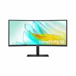 Monitor LED Curbat Samsung LS34C652UAUXEN, 34inch, 3440x1440, 5ms GTG, Black