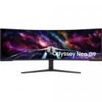 Monitor QLED Curbat Samsung Odyssey Neo G9 LS57CG954NUXEN, 57inch, 7680x2160, 1ms GTG, White-Black