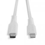 Cablu de date Lindy 31316, USB-C - Lightning, 1m, White