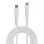 Cablu de date Lindy 31317, USB-C - Lightning, 2m, White