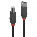 Cablu Lindy 36670, USB 2.0 - USB-B, 0.2m, Black