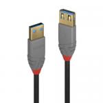 Cablu Lindy LY-36761, USB 3.1 female - USB 3.1 male, 1m, Black
