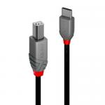 Cablu Lindy 36942, USB 2.0 - USB-B, 2m, Black