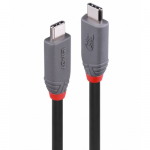 Cablu de date Lindy 36958, USB-C male - USB-C male, 2m, Black