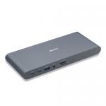 Docking Station Lindy 43349, Gray