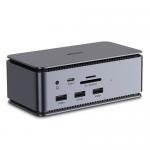 Docking Station Lindy 43372, Gray