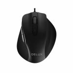 Mouse Optic Delux M517, USB, Black
