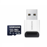 Memory Card microSDXC Samsung PRO Ultimate MB-MY128SB/WW 128GB, Class 10, UHS-I U3, V30, A2 + Adaptor USB