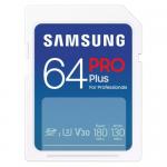 Memory Card SDXC Samsung PRO Plus MB-SD64S/EU 64GB, Class 10, UHS-I U3, V30