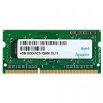 Memorie SO-DIMM Apacer 4GB, DDR3-1600MHz, CL11