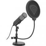 Microfon Natec Genesis Radium 600, Black