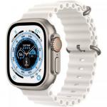 Smartwatch Apple Watch Ultra, 1.92inch, 4G, curea silicon, Titan-White Ocean