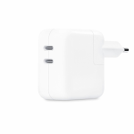 Incarcator Apple MNWP3ZM/A, 2x USB-C, 35W, White