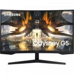 Monitor LED Curbat Samsung Odyssey G55A LS27AG550EUXEN, 27inch, 2560x1440, 1ms, Black