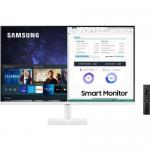 Monitor LED Samsung Smart M7 S32BM701, 32inch, 3840x2160, 4ms GTG, White - RESIGILAT