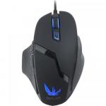 Mouse optic Delux M612, RGB LED, USB, Black