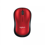 Mouse Optic Logitech M185, USB Wireless, Red-Black