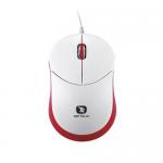 Mouse Optic Serioux Rainbow 580, USB, Red