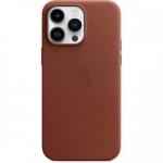 Protectie pentru spate Apple MagSafe Leather pentru Iphone 14 Pro Max, Umber