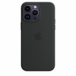 Protectie pentru spate Apple MagSafe Silicone pentru Iphone 14 Pro Max, Midnight