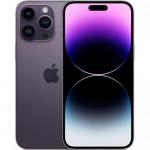 Telefon Mobil Apple iPhone 14 Pro, Dual SIM Hybrid, 128GB, 6GB RAM, 5G, Deep Purple